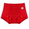 Renda de Luxo Leve Algodão Puro Cintura Alta Controle de Barriguinha Roupa Íntima Feminina Sem Costura 10A Algodão Puro Antibacteriano Estendido no Gancho Boxer Briefs Femininos