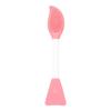 Escova de lavagem facial de silicone de duas cabeças, escova de limpeza facial, escova de lavagem do nariz, molde de filme de argila multicolorido, bastão de ajuste, escova removedora de maquiagem clarisonic