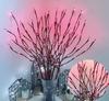 LED simulação galho de árvore arranjo de flores corda de luz criativa rede luz vermelha galho de árvore luz estrela luz noturna decoração de quarto nórdico luz da árvore