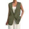 Chaleco Chaqueta de Moda para Mujer Amazon Transfronterizo 2024 Ajustado Elegante Explosiones en stock