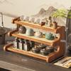 Estante de Almacenamiento para Portavasos Estante de Almacenamiento de Escritorio Almacenamiento de Encimera Multicapa Soporte para Tazas de Té Estante de Almacenamiento para Tazas de Té y Agua para el Hogar
