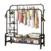 Nuevo Modelo Rejilla Lateral de Extra Grosor y Gran Capacidad, Perchero de Pie para Uso Doméstico, Perchero para Ropa de Dormitorio
