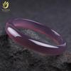 Pulseira de Calcedônia Fluorescente Roxo Imperial Transparente de Gelo Joia Feminina Pulseira Fina de Ágata Pulseira de Jade Jade Fuyou
