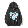 En Stock 2026 Marca de Moda Nicho Americana High Street Sudadera con Capucha con Estampado de Espuma de Letra, Sudadera Unisex Estilo Calle Kanye
