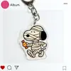 Llavero de Snoopy de Halloween Merchandising de Anime Acrílico Transparente Colgante de Alta Definición Accesorio de Regalo Creativo