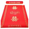 Alfombra Roja Gruesa Desechable Roja Grande para Sala de Estar Boda Carácter Xi No Tejida Alfombra de Boda Dormitorio