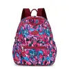 Mochila Estampada Casual para Mulheres, Nova Mochila de Viagem Grande Capacidade Estilo Outono, Mochila Pequena Feminina, Mochila Escolar de Tecido de Nylon