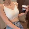 Verano Nuevo Hielo Seda Sin Marcas Espalda de Belleza Copa Fija Envoltura de Pecho Encaje Sexy Espalda de Belleza Copa de Una Pieza Ropa Interior de Tirantes Sin Tirantes