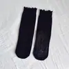 Calcetines de Yoga y Pilates sin Talón para Mujer, Calcetines de Encaje Profesionales Antideslizantes de Media Pantorrilla para Danza, Ejercicio, Fitness, Calcetines de Piso para Adultos