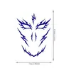 Tatuaje Luminoso Fluorescente Color Cruzado Grupo Femenino y Masculino Cosplay Morado Pegatinas de Tatuaje Caza Magia Tatuajes de Anime Europeos y Americanos