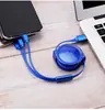 Cable de datos Pinou de uno a tres cable de carga telescópico tres en uno usb teléfono móvil carga rápida de uno a tres personalización de regalo