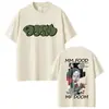 Camiseta Gráfica de Rapper Mf Doom mm Food Album para Hombres y Mujeres Moda Hip-Hop Camiseta de Música Pop
