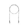 Cadena para Gafas Transfronteriza Moda Cadena Simple Cuentas Cuerda de Silicona para Gafas para Colgar al Cuello Cadena Cruzada Sentido Avanzado Cadena para Mascarilla