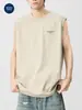 Ropa para Hombre Muqiu 2026 Verano Chaleco Fresco sin Mangas para Hombre, Ajuste Holgado Deportivo Casual Camiseta sin Mangas Camiseta Capa Base