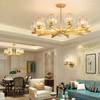 Jane Araña de Cristal Europeo Americano para Sala de Estar, Comedor, Hotel, Villa, Habitación Modelo, Moda, Atmósfera, Iluminación para Dormitorio, Estudio