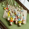 Colares de Cogumelo de Cerâmica Simples e Coloridos no Atacado, Correntes para Clavícula, Acessórios Frescos e Elegantes, Decorações de Banca, Suprimentos para Transmissão ao Vivo