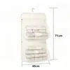 Bolsa de Almacenamiento Lencería Ropa Interior Bolsa de Almacenamiento de Pared Colgante Calcetines Bolsa de Malla para Almacenamiento de Lencería Almacenamiento en Armario de Dormitorio