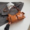 Moda Verano 2026 Retro Simple Bolso de Hombro Único para Mujer Moderno con Textura Elegante Bolso Cruzado de Mano con Múltiples Bolsillos
