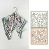 Nuevo Pañuelo de Seda Estampado Digital de Sarga a Doble Cara para Mujer Pañuelo de Flores de Alta Gama Transfronterizo Pañuelo Cuadrado Dulce Fresco para el Pecho Personalizado