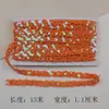 Encaje Trenzado con Borde en S de Lentejuelas Ropa Hecha a Mano Ropa para Muñecas Cuello Costura Láser Accesorios DIY Borde Ondulado