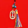 Estilo Étnico Chinês Liga Vajra Chaveiro Pingente Giratório Metal Acessório Decorativo Charme de Bolsa Presente Fábrica