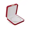 Caja Octagonal de Terciopelo con Perlas para Collar Joyería Caja de Empaque para Joyería Caja de Joyería de Franela Caja de Regalo de Alta Calidad Venta al por Mayor