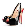 Sandálias Femininas Plataforma Salto Alto Color Block Peep-Toe Estilo Europeu e Americano Versátil Moda Transfronteiriça Sapatos de Tamanho Grande para Comércio Exterior