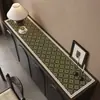 Mantel para Mesa Auxiliar Retro Estilo Francés, Impermeable y a Prueba de Aceite, Mantel para Mesa de Gabinete de TV sin Lavado, Mantel para Encimera, Mantel para Mesa de Zapatero de Entrada