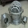 Válvula de Fundo de Ferro Fundido H42X-16Q, Válvula de Fundo com Flange, Válvula de Fundo para Bomba d'Água, Válvula de Sucção, Válvula de Fundo de Poço, Padrões Americano, Japonês e Alemão H42H-2.5