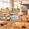 Decoración de mesa flotante para el Día del Niño con tarjeta para levantar la mano, suministros para la escena de actividades de escritorio en el aula de jardín de infantes