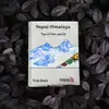 Bloc de notas de cartón Luo hecho a mano nepalí, pequeño, fresco, conveniente, con bolsillo de solapa, cuaderno para pantalones, regalo ecológico