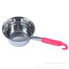 Colher de água de aço inoxidável estilo coreano com concha de água de cozinha magnética, aprofundada, espessa, cabo longo com gancho de plástico 9,9 atacado