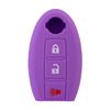 Para Nissan Qijun Smart Carcasa de Silicona para Llave de 3 Botones Marchi Carcasa para Llave Liwei Control Remoto Carcasa Protectora para Coche