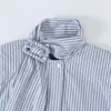 Camisa Feminina Casual Simples Elegante Listrada com Fivela Nova Primavera 2026 AliExpress Transfronteiriço 4764033