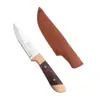 Faca mongol com bainha de couro faca de desossar carne portátil faca de carneiro portátil faca especial para carne portátil faca de frutas para exterior