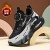 Zapatos Infantiles para Niños 2026 Primavera Otoño Malla Transpirable Cuero Impermeable Casuales Deportivos Niños Medianos Grandes Con Terciopelo Adicional Zapatos para Correr