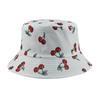 Novo Chapéu de Pescador Estilo Moda Europeia e Americana com Estampa de Folha de Bordo Chapéu de Sol Feminino para Viagens ao Ar Livre na Primavera e Outono Chapéu Balde Vestível de Dupla Face para Homens