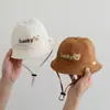 Gorro de Bebé Estilo Coreano Primavera y Otoño Delgado Lindo Oso Sombrero de Pescador Verano Exterior Protector Solar Sombrero de Sol para Bebés y Niños Pequeños