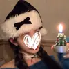 Chapéu de Natal com laço preto para crianças outono e inverno, pelúcia fofa, chapéu de Natal, fantasia, adereços para fotos