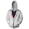 Comercio Exterior Nuevo Detective Kelan Sudadera con Capucha y Cremallera Impresión Digital 3D Anime cosplay
