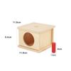Materiales didácticos Montessori educación temprana juguetes educativos para bebés y niños pequeños caja de monedas con forma de emparejamiento educativo 0-2-3 años