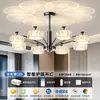 Lustre retrô estilo americano para sala de estar, novo modelo 2026, design de luxo leve italiano, luminária principal de cristal de alta qualidade, conjunto completo para toda a casa