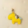 Hazte Rico Inmediatamente, Pareja de Dibujos Animados de Cuero, Exquisitos Accesorios de Colgante Pequeño, Cadena de Bolso de Gama Alta, Llavero Creativo para Coche