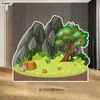 Héroe Lluvia Llega Sima Guang Rompe el Jarrón Atrezo Juego Fondo Tablero KT Guardería Bosque Árbol Grande Actuación Infantil Leide Zhu