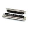 DB37P em linha 180 graus placa de soldagem vertical DP37P placa de terminal de duas fileiras tipo plugue conector D-SUB macho preto
