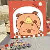 Pintura acrílica dibujos animados infantiles hecho a mano diy pintura al óleo digital pintura al óleo al por mayor verano graffiti decoración para colorear pintura para colgar