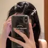 Pasador de Estrella de Mar Plateada para Mujer 2025 Nuevo Clip Elegante de Gama Alta para Flequillo Lateral Tocado Pasador Estilo Coreano Clip Lateral