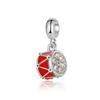Estilo Artístico Música Tambor Pingente Pulseira Colar Instrumento Musical Acessórios de Tambor de Cintura Pulseira de Corda Trançada Pingente Ornamento para Pendurar