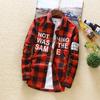 Camisa a cuadros de manga larga de comercio exterior para hombre, estilo coreano, estilo japonés, estilo Hong Kong, estilo informal, cárdigan, camisa de otoño e invierno.