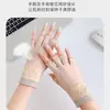 Guantes de Protección Solar para Mujer, Estilo Delgado de Media Dedos para Primavera y Otoño, Antideslizantes, Sin Dedos, Pantalla Táctil, Lindos Guantes de Algodón con Protección Solar para Ciclismo y Conducir